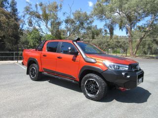 2018  Toyota Hilux Rugged X Ute (Inferno) Pre-Owned Car Thumbnail